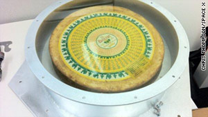 A wheel of Le Brouere cheese was the secret cargo aboard the SpaceX Dragon.