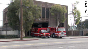 A 27-year-old mother surrendered her baby girl at this fire station in  Los Angeles on Christmas Eve.