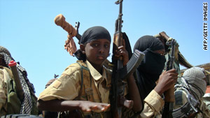 Somalia, which has not had a stable government since 1991, is experiencing a civil war.