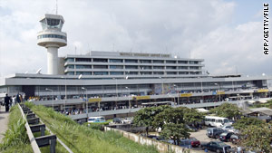 Politician Eme Zuru Ayortor was arrested at the international airport in Lagos, pictured here in 2007.