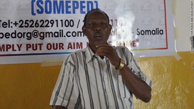 Burkhat Awale Adnan was an experienced radio journalist who was hit by bullets while helping  to fix a transmitter on a roof.