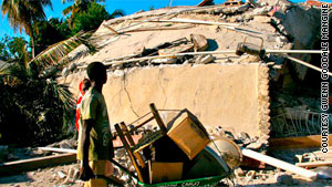 Attention has focused on Port-au-Prince since the quake, but in towns such as Jacmel, the damage is extensive.