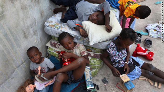 Children recently orphaned by Haiti's earthquake could be targeted for organ trafficking, Haiti's prime minister says.