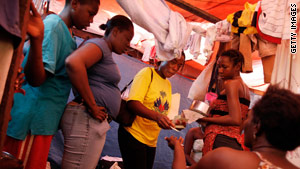 Port-au-Prince's Champ de Mars, a camp made up largely of tents, is home to an estimated 16,000 people.