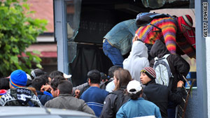 Chilean President Michelle Bachelet said Tuesday that looting and lawlessness will not be tolerated.