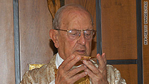 The Rev. Marcial Maciel celebrates Mass in Rome, Italy, in August 2005.