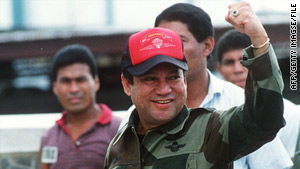 Manuel Noriega has been in prison since his grandson, now 20, was 4 months old.