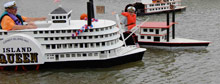 Cardboard boats that shouldn't float