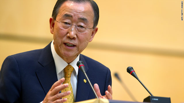 A departing U.N. official wrote the agency was "drifting into irrelevance" under Ban Ki-Moon's supervision.
