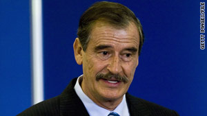 Former Mexican President Vicente Fox advocates weakening drug cartels by legalizing their market.