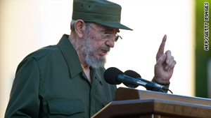 Former Cuban President Fidel Castro says the government may have to review its role in the country's economy.