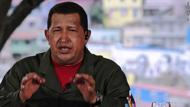 President Hugo Chavez announced late Monday that the government will take over two U.S.-owned Owens-Illinois glass-manufacturing plants.