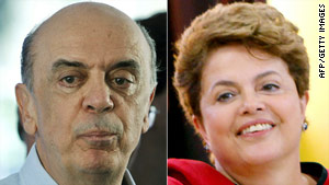 first female brazilian president, presidential runoff