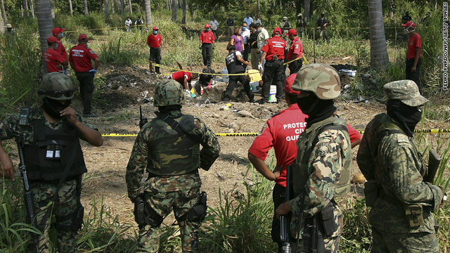 Authorities Investigate Mass Grave In Mexico 