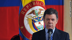 Colombia's President Juan Manuel Santos.