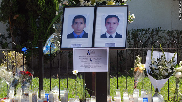 Two graduate students at Tecnolgico de Monterrey were killed in crossfire between cartel gunmen and police in March.