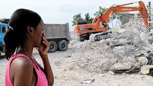 In May, after her body healed, Falone Maxi returned to the university. She wanted to see the place of her ordeal before it was cleared.