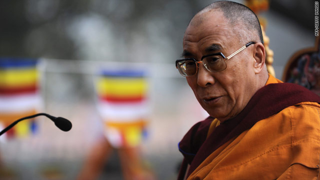 The Dalai Lama, Tibet's spiritual leader, attends a special prayer session at the Mahabodhi Temple in India on January 10.
