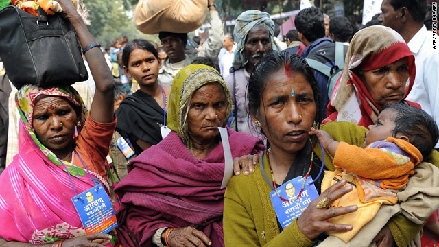 Analysts say the declaration of a new faith is likely to be a psychological boost for Dalits, pictured in a 2009 file photo.