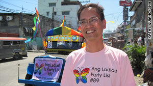 Ang Ladlad founder Danton Remoto says the party is focusing on human rights and anti-discrimination.