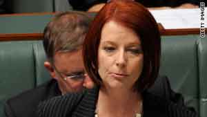 Australia's ruling Labor Party installed Julia Gillard as the country's new prime minister.