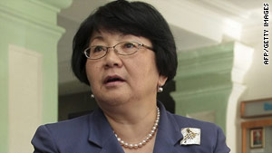 women, first female kyrgyz president