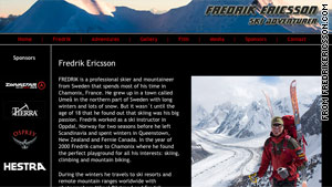 Professional skier Fredrik Ericsson was attempting to become the first man to ski from the summit to base camp.