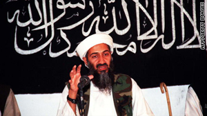 An undated file picture of  Osama Bin Ladin in an undisclosed place inside Afghanistan.