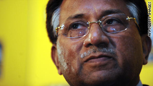Former Pakistan president Pervez Musharraf speaks to the press in Hong Kong on Wednesday.