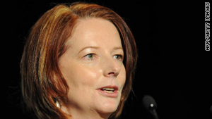 Prime Minister Julia Gillard met with Australian troops serving in Afghanistan.