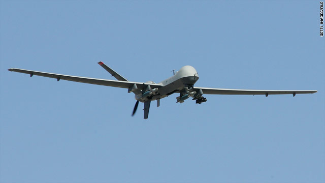 Officials say strikes in Pakistan by drones like the MQ-9 Reaper have not stopped some militants' desire to travel there.