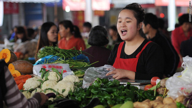 Increase In Food Costs Hikes China's Cpi To 25-month High - Cnn.com