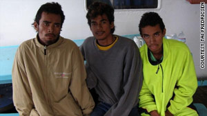 The three teen boys were famished and dehydrated when rescuers found them after nearly two months at sea.