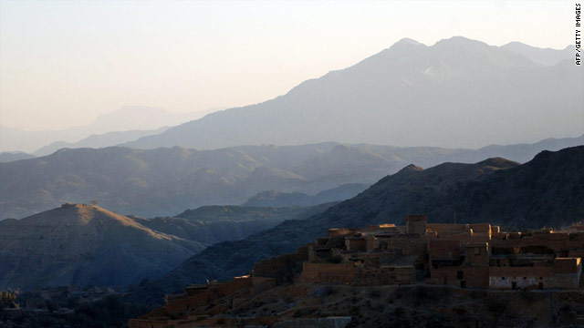 Mountains in the tribal area of the Khyber Agency near Pakistan's border with Afghanistan, pictured in 2008.