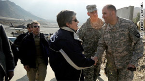 Homeland Security chief Janet Napolitano will spend New Year's Eve in Afghanistan with U.S. troops.