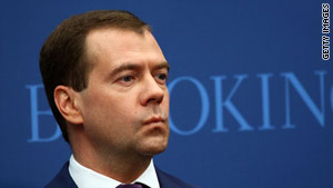 Russian President Dmitry Medvedev said Tuesday that nuclear  terrorism "is a threat to all of us."