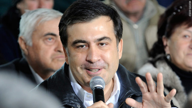 Georgian President Mikhail Saakashvili is confident of reducing poverty and improving education and healthcare.