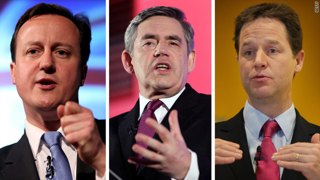 David Cameron, Gordon Brown and Nick Clegg are all tussling for power following the uncertain outcome of the UK election.