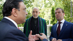  ... President Asif Ali Zardari, the Kremlin said on its web site