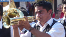 Serbia blows trumpet at wild party