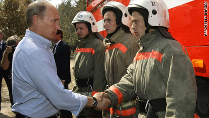 Fires ravage central Russia