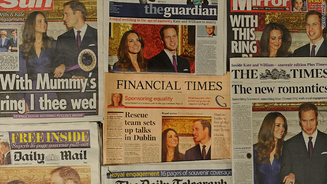 British front pages hailed the royal engagement but not all in the UK were as deferential.