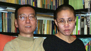 Neither Liu Xiaobo nor his wife, Xia, was allowed to travel to Norway to accept the Nobel Peace Prize.