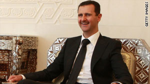 Israel's foreign minister said President Assad (pictured) "crossed a red line."