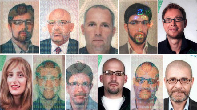 Passport photos showing 11 suspects wanted over the murder of Hamas official Mahmoud al-Mabhouh.
