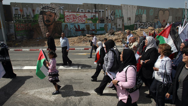Palestinians have protested each week against the 700-kilometer wall and fence that separates Israel from the West Bank.