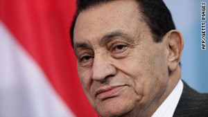 President Hosni Mubarak handed power temporarily to his prime minister, Ahmed Nazif.