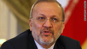 Foreign Minister Manouchehr Mottaki says Iran's nuclear program is intended for civilian purposes.