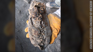 The right-footed shoe probably belonged to a woman, archaeologists say.