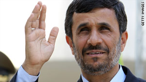 Iranian President Mahmoud Ahmadinejad said he is ready to answer questions about his country's nuclear program.